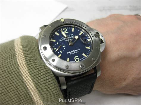 panerai la bomba review|A glance back at the PAM87 1000m Submersible .